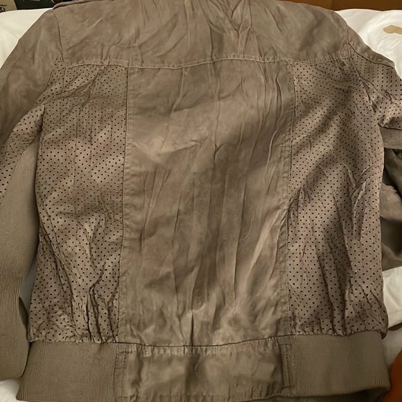 Forever 21 Taupe Bomber Jacket - Picture 5 of 6